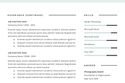 Professional CV Resume Templates, a Resume Template by GResume (Thumbnail 7 of 7)