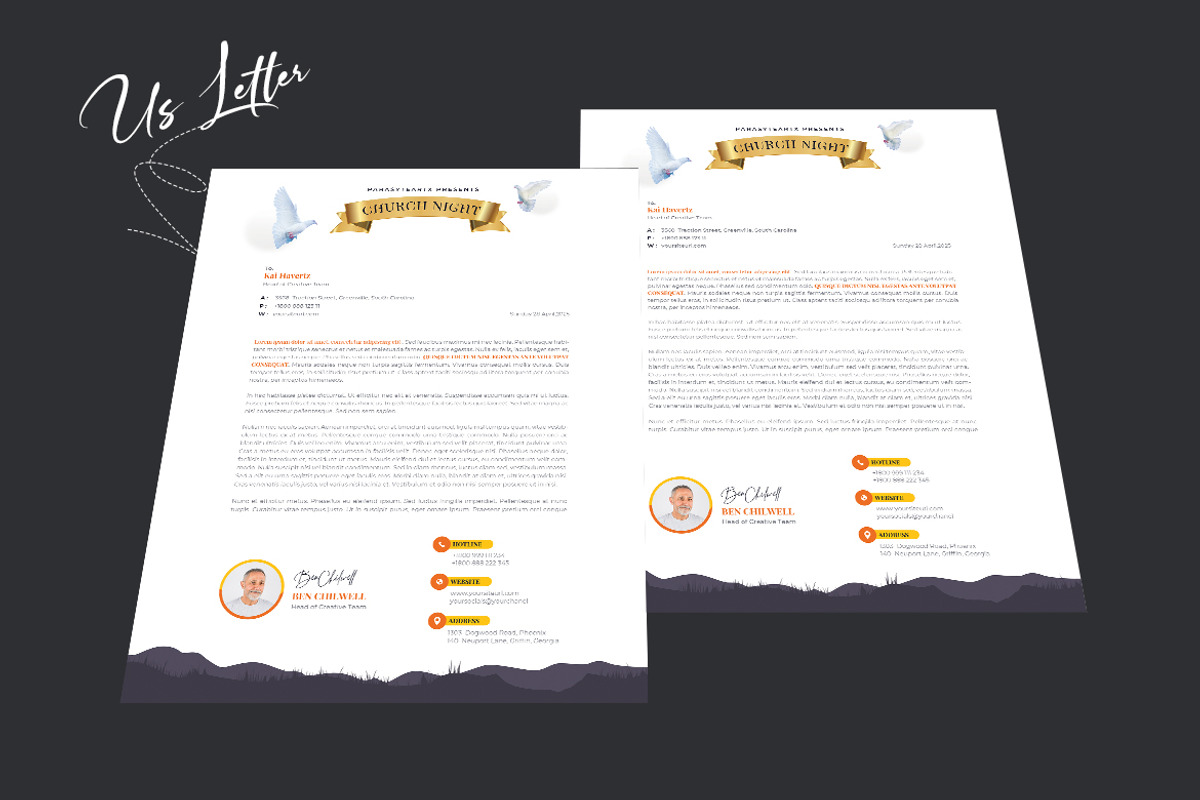 Church Letterhead, a Stationery Template by iDoodle Studio (Photo 5 of 6)