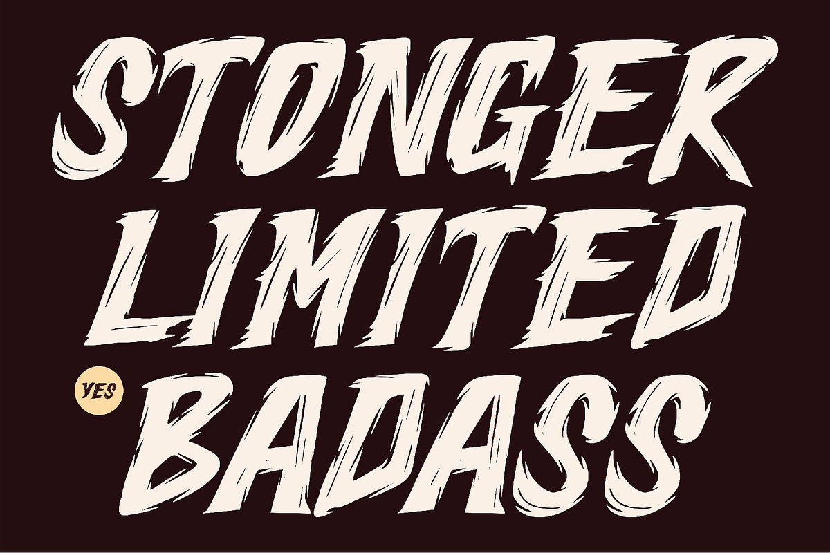 Botleg - Trendy Brush Font, a Handwritten Font by GroovyFontCo (Photo 2 of 7)