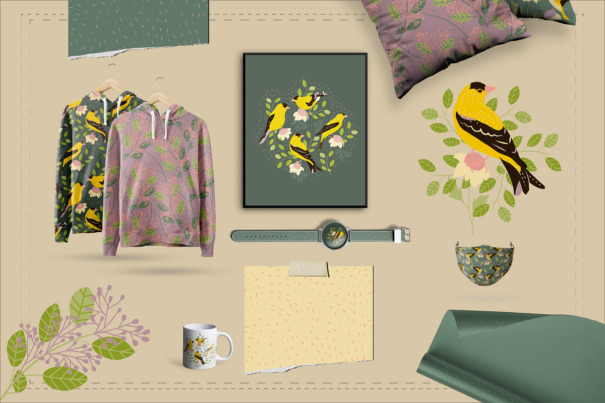 Backyard birds collections, an Illustration by Mona Ahmed (Photo 7 of 10)