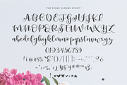 Peony Blooms Font Duo, a Script Font by Emily Spadoni (Thumbnail 13 of 14)