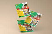 School Admission Flyer, a Flyer Template by retrographix (Thumbnail 3 of 4)