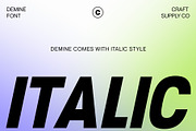 Demine – Condensed Bold Sans Serif, a Sans Serif Font by Craft Supply Co. (Thumbnail 3 of 8)