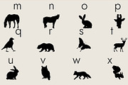 Animals Silhouette Dingbats Font, a Symbol Font by Minimalartstudio (Thumbnail 5 of 8)