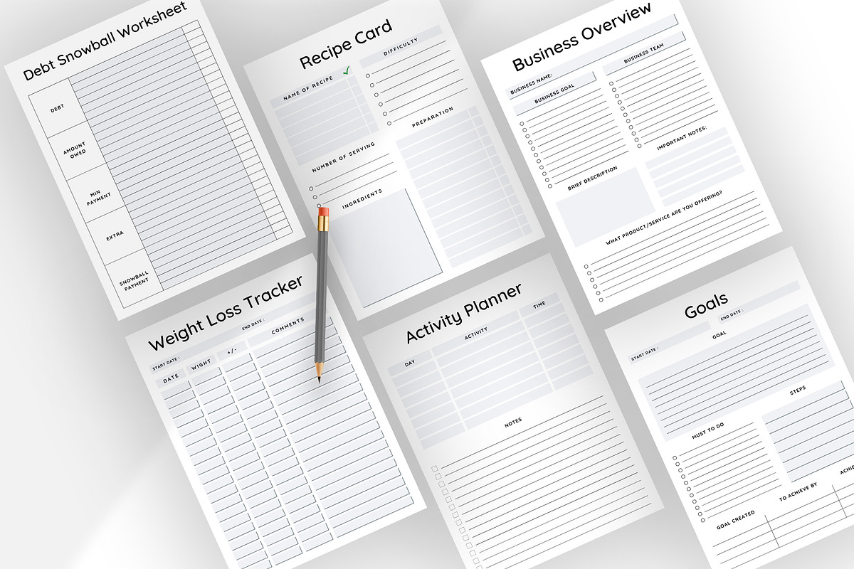 Canva Business Planner Bundle Pack, a Stationery Template by Design Zone (Photo 5 of 8)