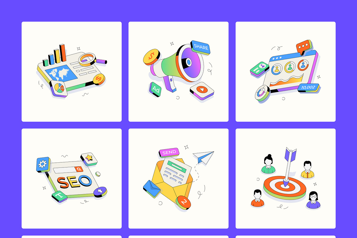 Digital Product UX Flat Bundle, a Technology Illustration by Creative Stall (Photo 9 of 14)