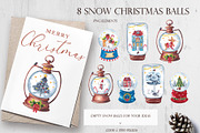 CHRISTMAS HOUSES, a Decorative Illustration by Elena_Sedova (Thumbnail 4 of 11)