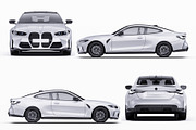 Performance Sport Coupe Mockup Set, an Advertising Mockup by Halal Graphic Studio (Thumbnail 11 of 12)