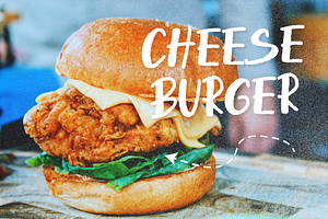 Cheese Burger Handwriting Font