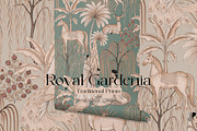ROYAL GARDENIA | Traditional Prints, a Pattern Graphic by LEAFure (Thumbnail 1 of 10)