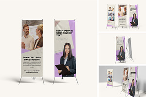 X Banner Mockups