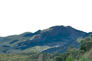 Mountain landscape isolated photo, a Nature Photo by DanFLCreativo