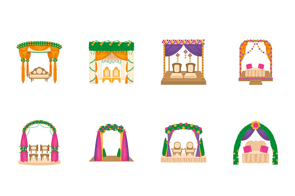 Indian Wedding Stage Set preview 2