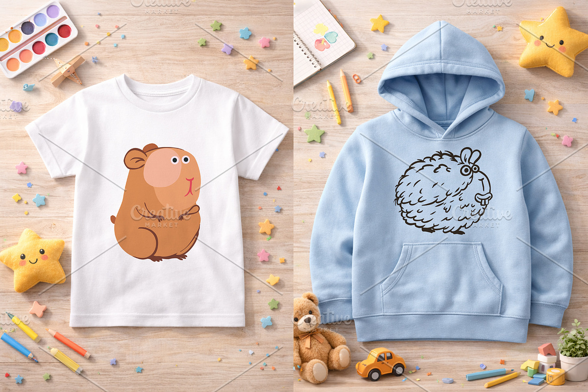 Guinea pigs, an Animal Illustration by CGterminal (Photo 4 of 4)