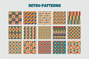 MID CENTURY Modern Seamless Patterns, a Pattern Graphic by AnnArt (Thumbnail 6 of 10)