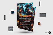 Halloween Costume Contest Bundle, a Flyer Template by Aam360 (Thumbnail 8 of 9)