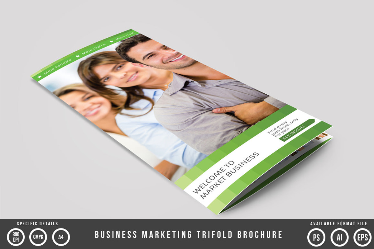 Business Marketing Trifold Brochure, a Brochure Template by Affantjie Photowork (Photo 1 of 5)