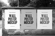 Wall Poster PSD Mockup, an Advertising Mockup by graphypix (Thumbnail 3 of 4)
