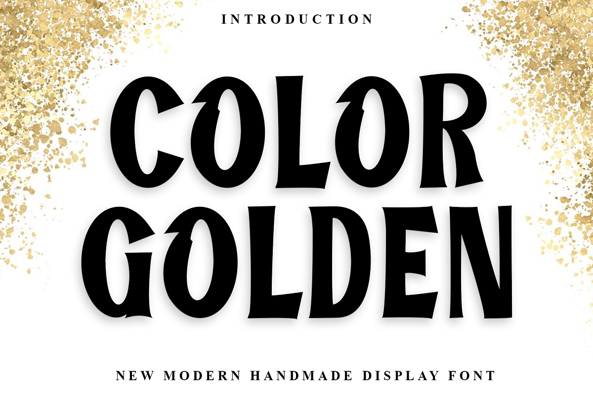 Color Golden, a Script Font by FreshTypeINK (Photo 1 of 8)