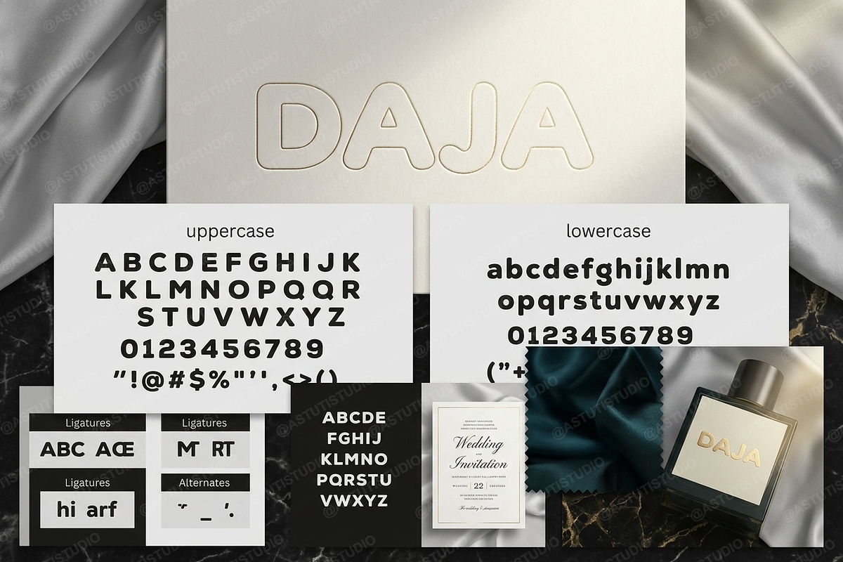 Daja | Elegant Modern Sans Serif, a Serif Font by Astuti Studio (Photo 19 of 25)