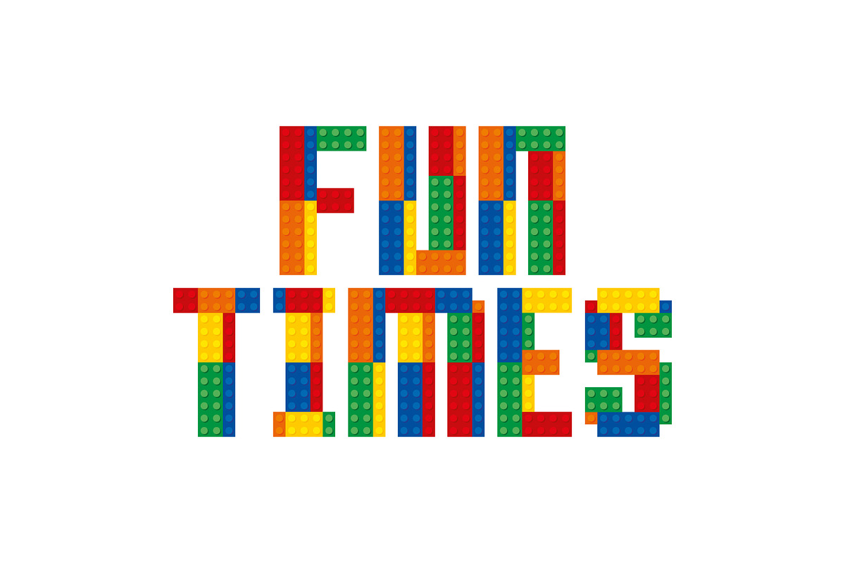Building Brick Letters and Numbers, an Object Graphic by Kessens (Photo 2 of 3)