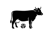 Farm Cow Silhouette Vector Bundle, an Illustration by Designs_River (Thumbnail 27 of 51)