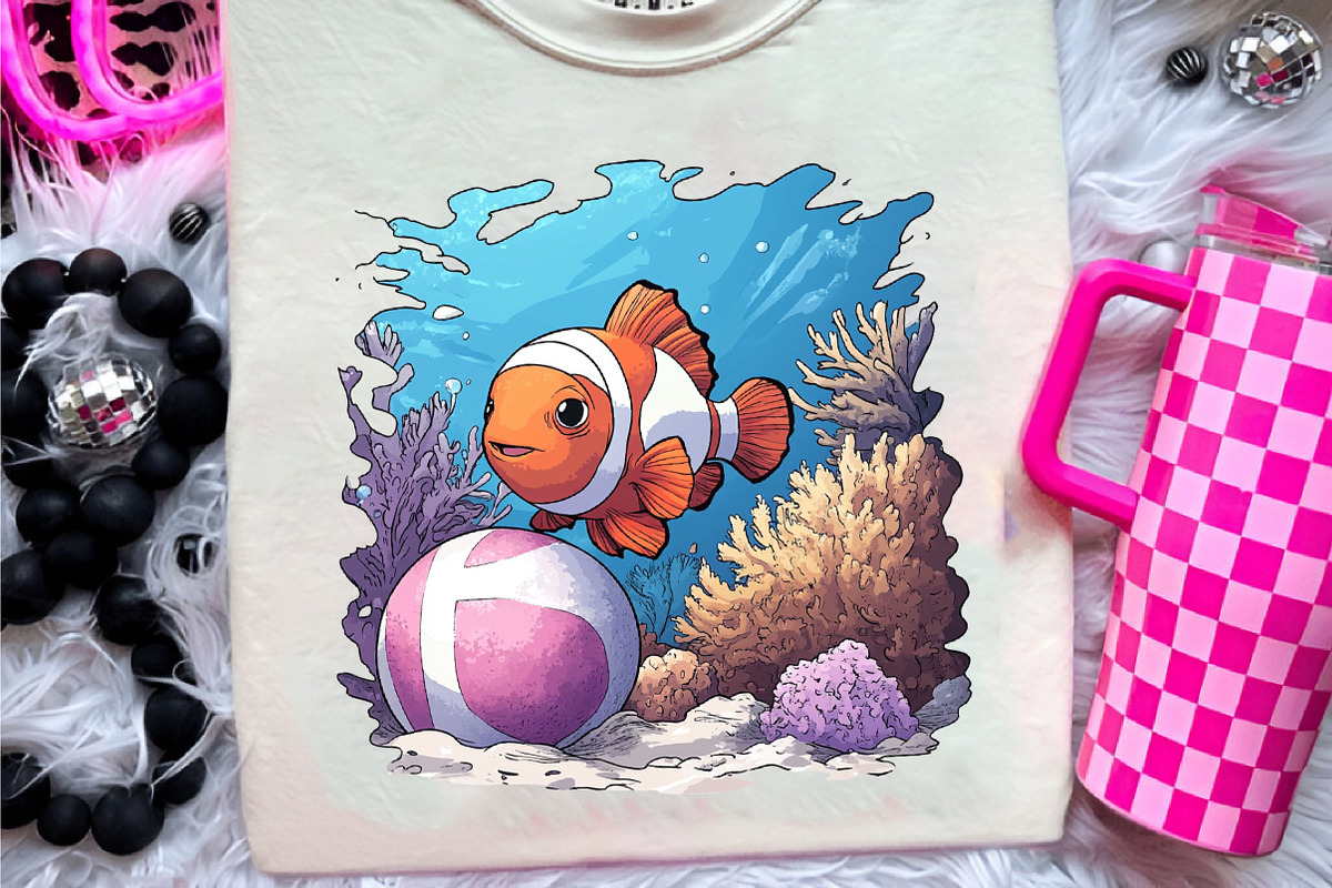 Cute Clownfish Clipart, an Illustration by CreationArt (Photo 9 of 9)