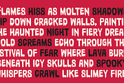 MOLTFIRE – Dripping Fire Horror Font, a Font by TypeTasty Font (Thumbnail 6 of 10)