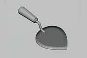 Trowel 3D model, an Object 3D Model by fahad121 (Thumbnail 8 of 8)