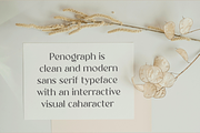 Penograph Elegant Typeface, a Sans Serif Font by Moodtype (Thumbnail 4 of 7)