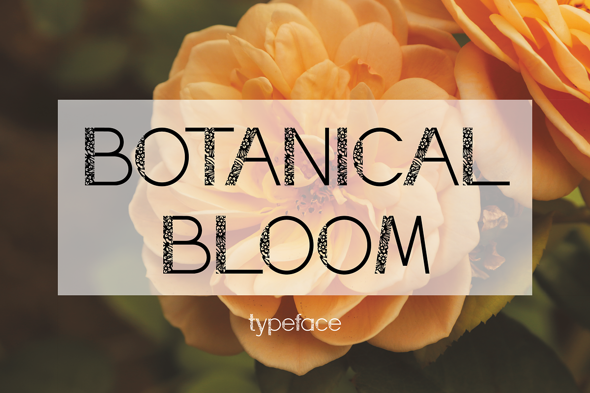 Botanical Bloom Elegant Floral Font, a Sans Serif Font by Bexx Atelier (Photo 1 of 2)