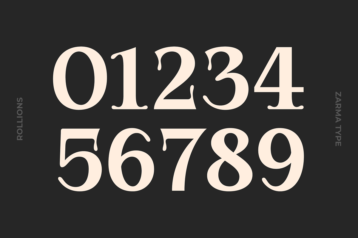 Rollions - Display Serif Font, a Serif Font by Zarma Type (Photo 4 of 12)