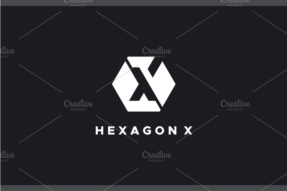 Hexagon - X Logo, a Branding & Logo Template by yopie