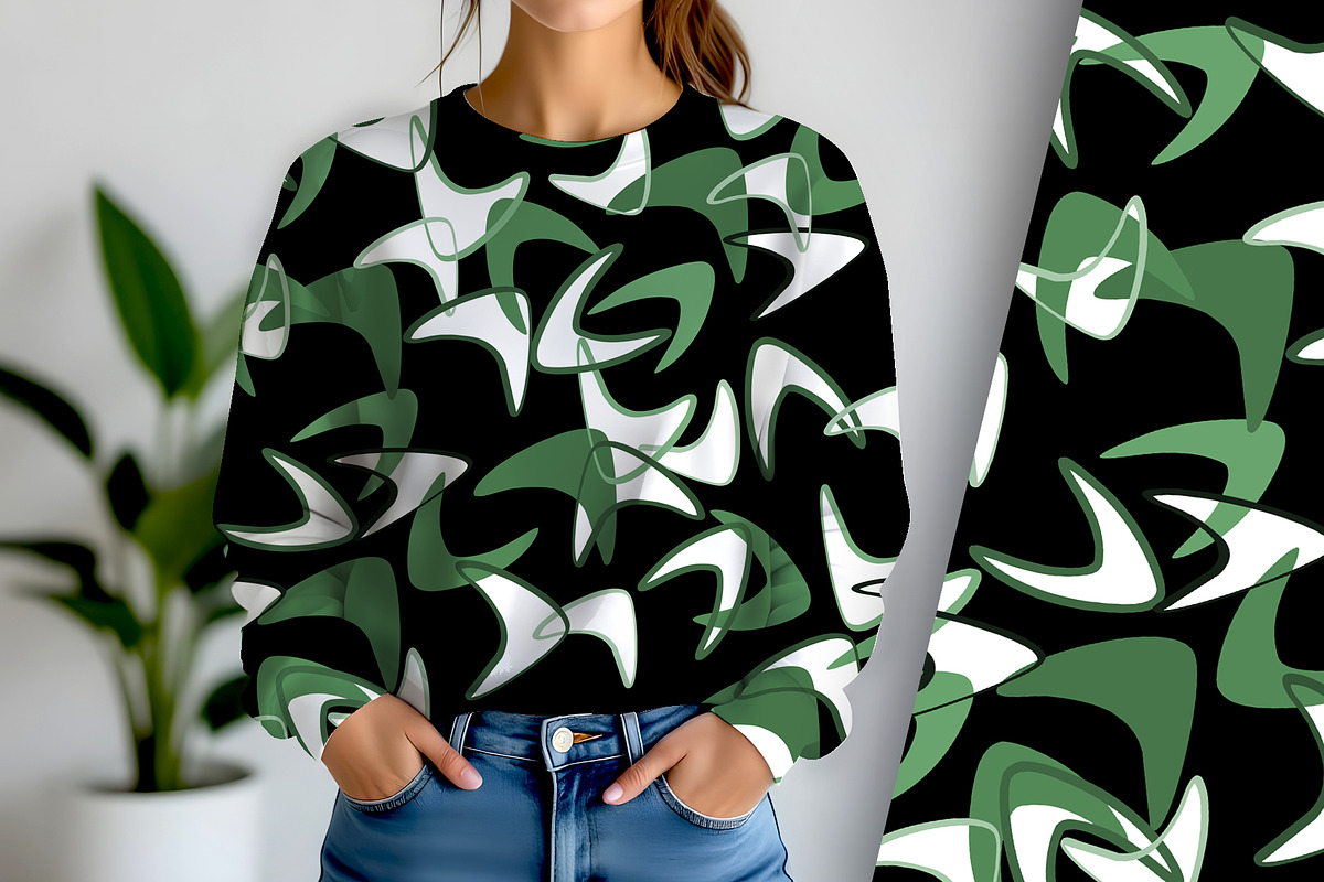 Boomerang Fashion Print Seamless, a Pattern Graphic by Sharon Schwalbe (Photo 1 of 5)