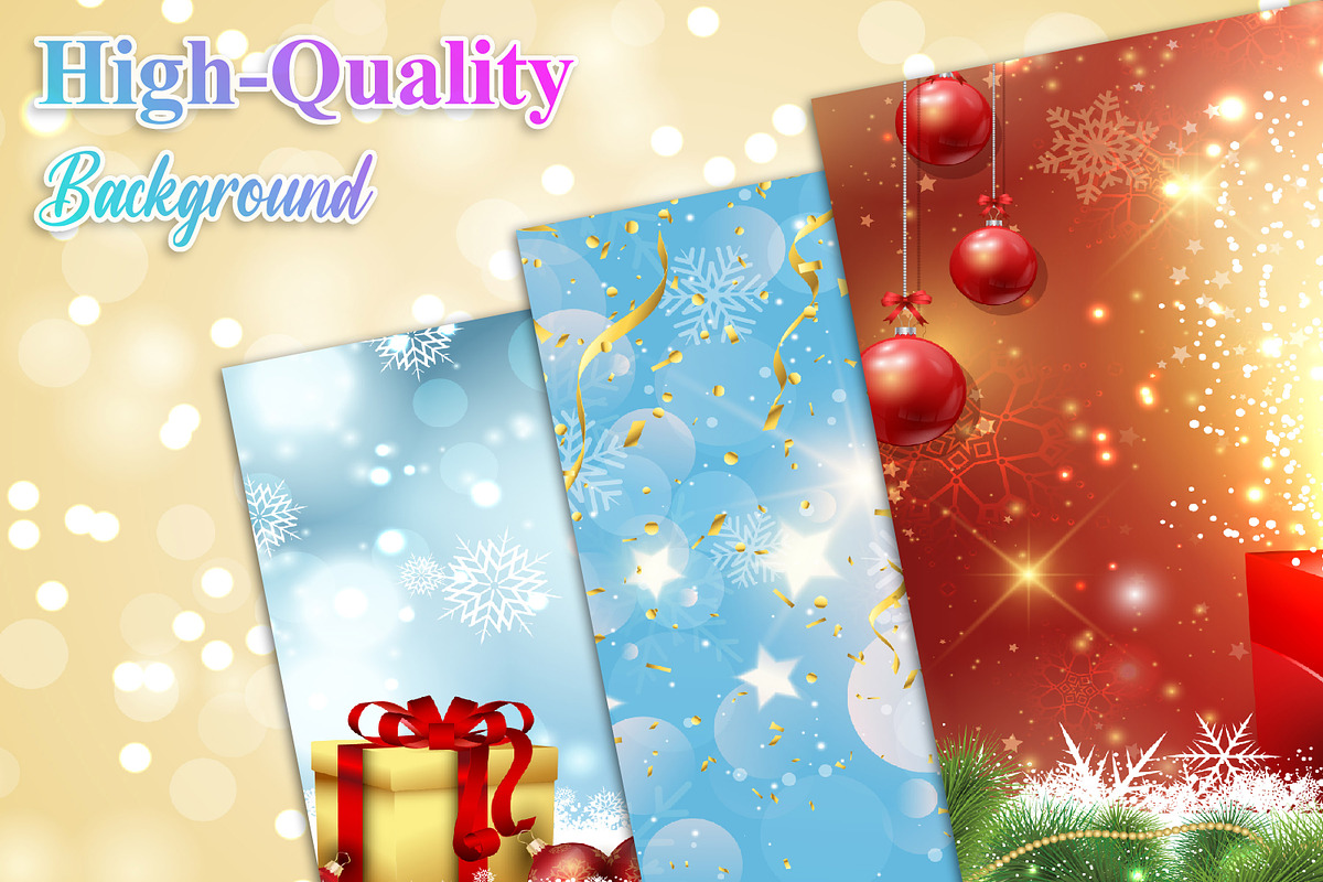 Christmas Decoration Wallpaper, a Background Graphic by Digital Studio (Photo 2 of 6)