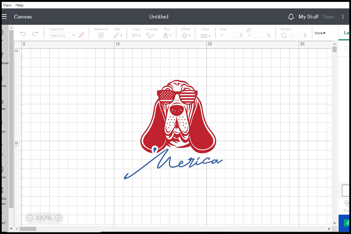 Patriotic Basset Hound 'Merica SVG, an Object Graphic by BeeCraftR (Photo 3 of 5)