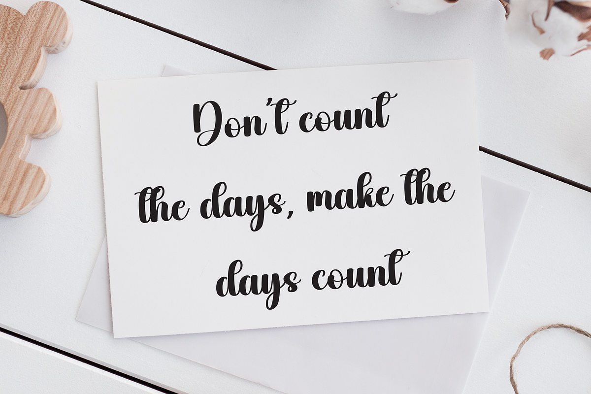 Magnolia | Script Font, a Handwritten Font by Scratchones (Photo 3 of 9)