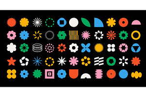 Brutal color shapes. Modern, an Object Illustration by YummyBuum