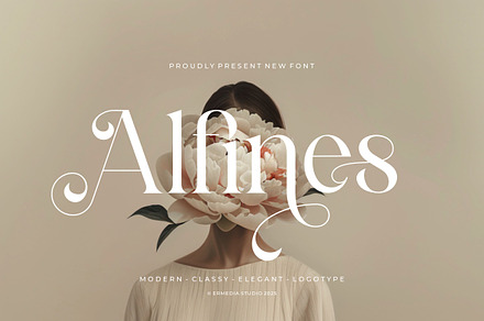 Alfines || Modern Classy Serif Font, a Serif Font by Ermedia Studio