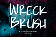 Wreck Brush - SVG Graffiti, a Handwritten Font by Indotype Foundry (Thumbnail 1 of 10)