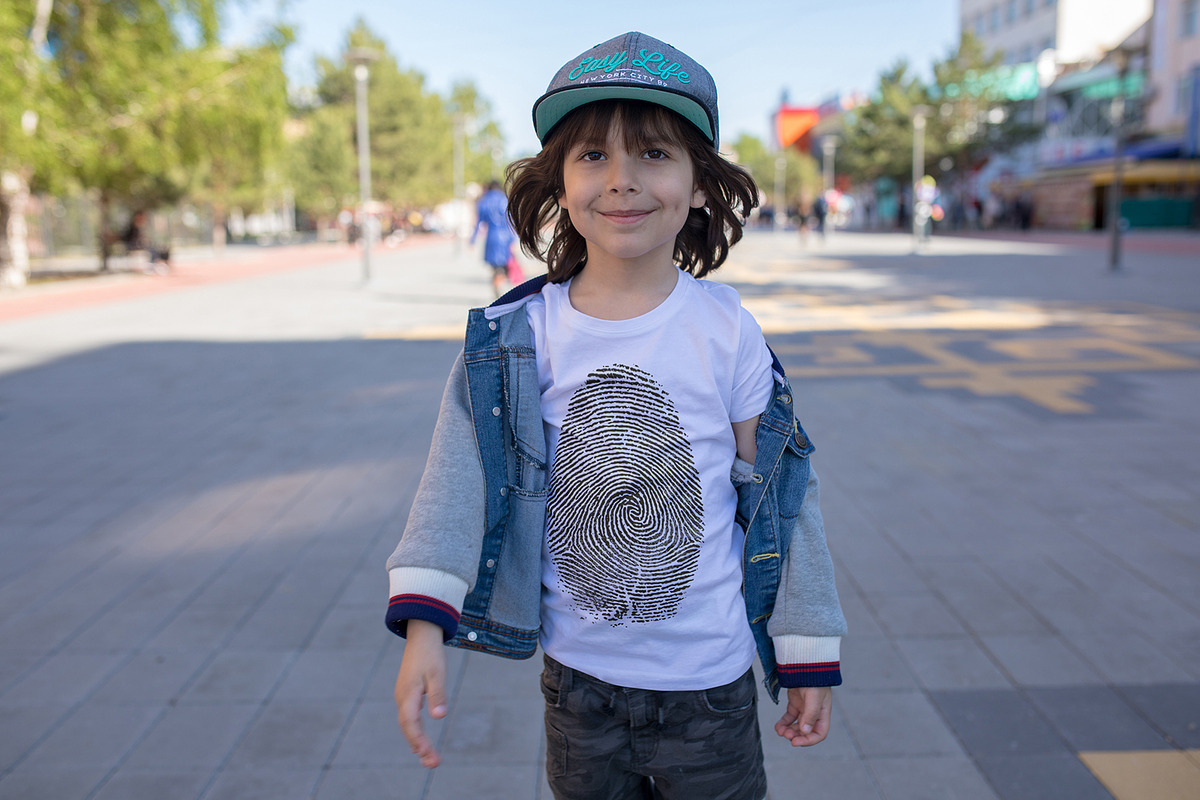 100 Kid's T-Shirt Mock-Up 2018 #22, a Shirt Mockup by Freeman Studio (Photo 46 of 107)