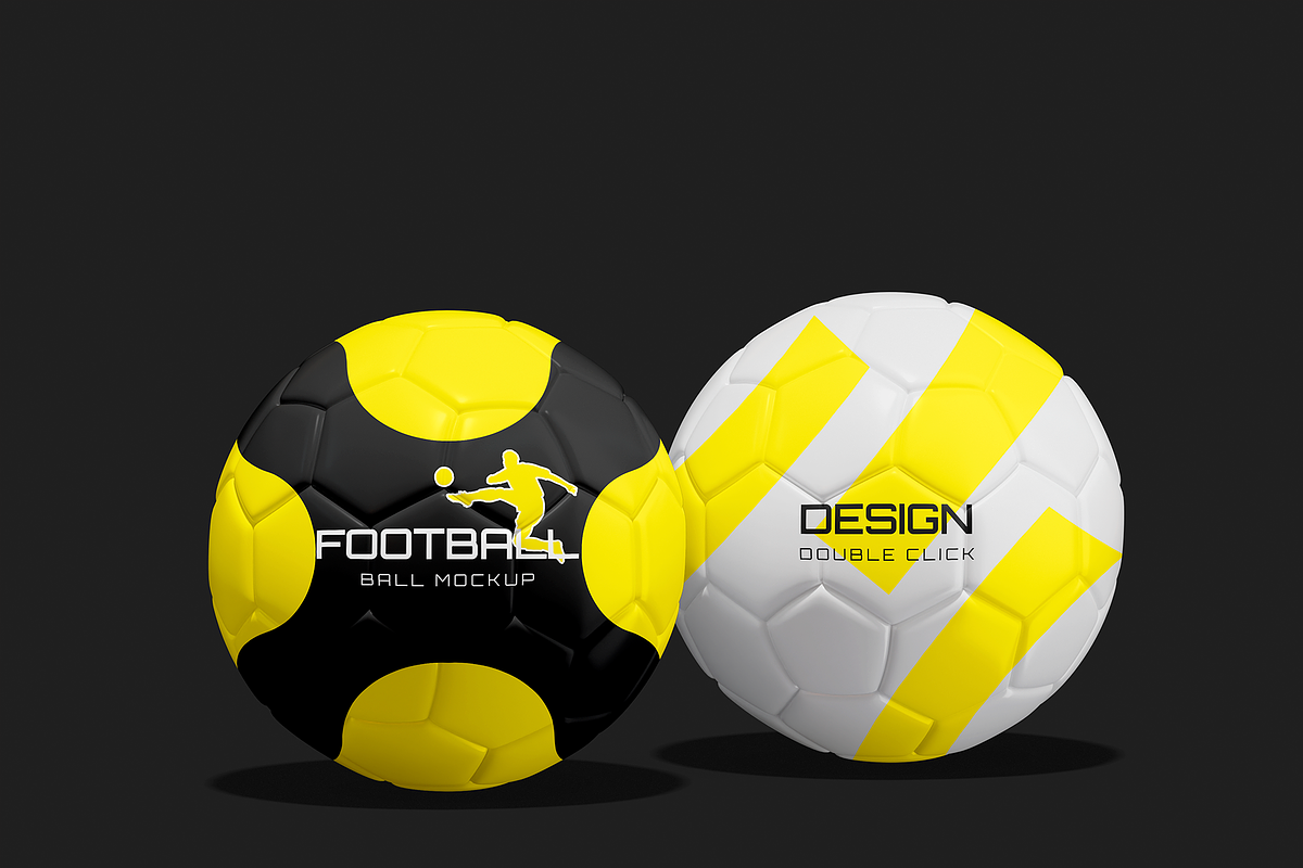 Football Ball Mockup, a Product Mockup by Bartama Graphic (Photo 2 of 3)