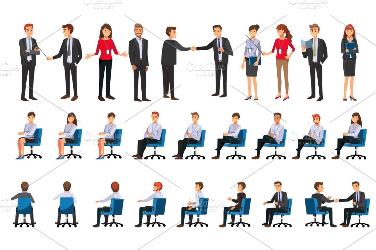 Business People office, a Person Illustration by iconerstock (Photo 5 of 10)