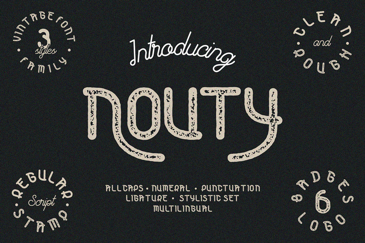 NOUTY VINTAGE FONT