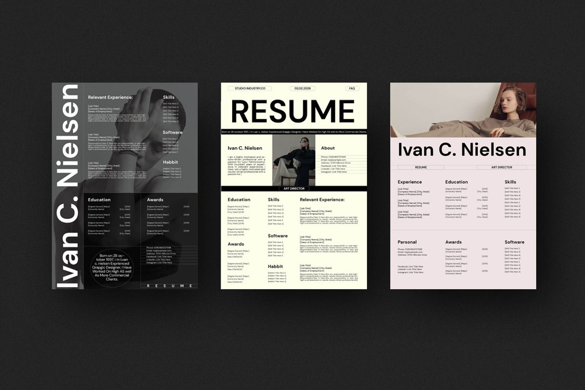 CV | Resume Kit Template, a Resume Template by Studio Industry (Photo 4 of 11)