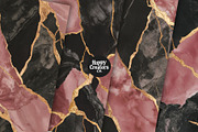 Black Marble Texture Patterns #2, a Texture Graphic by Happy Creators Co. (Thumbnail 4 of 7)