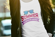 Sumer Retro Labels Bundle, a Branding & Logo Template by DCD Vector Co. (Thumbnail 5 of 12)