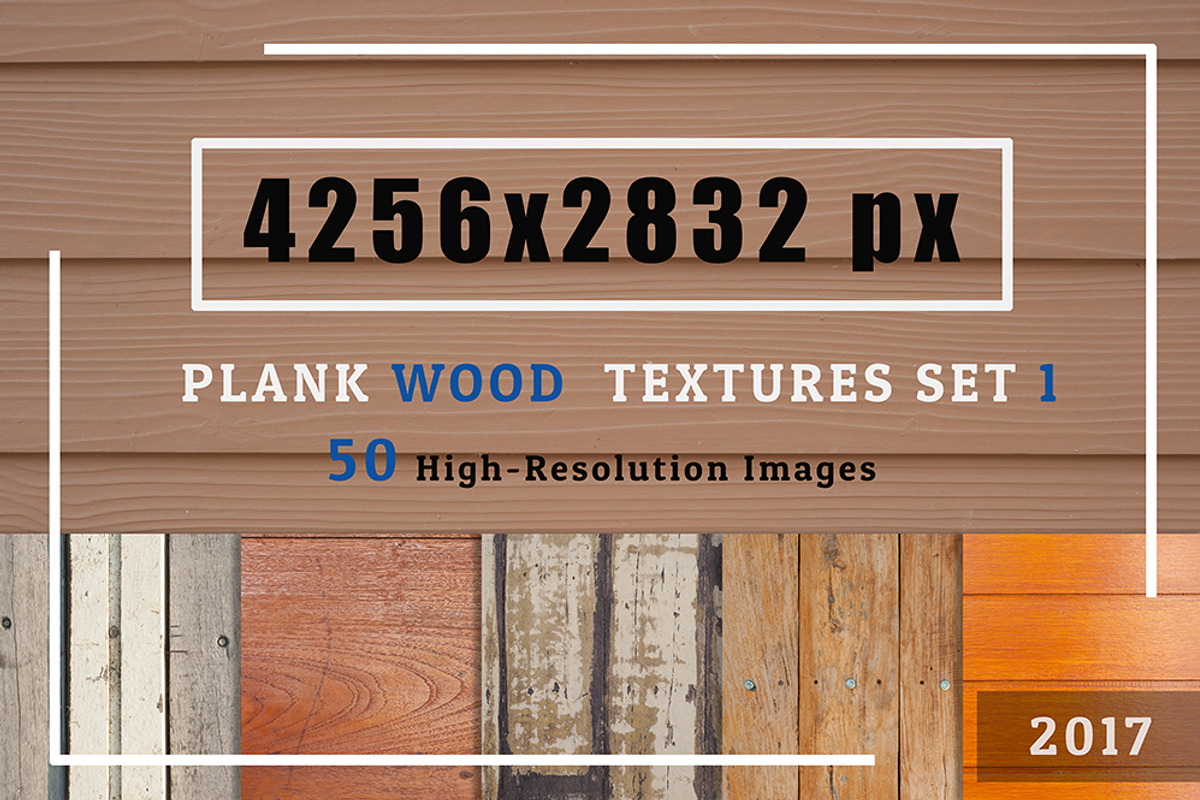 50 Plank Wood Textures Set 1, a Texture Graphic by FWStudio (Photo 2 of 11)