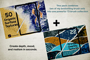 Organic 72 Procreate Texture Brushes, a Brush Add-On by HabitusDesigns (Thumbnail 2 of 14)
