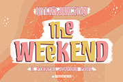 The Weekend Display Font, a Font by SemutHitam Creative